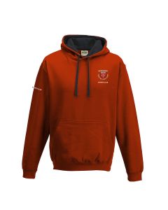Northfield College Varsity Hoodie Red/Black w/Logo (optional)