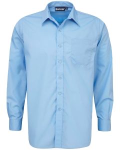 Boys Long Sleeved Shirts -Twin Pack – Blue